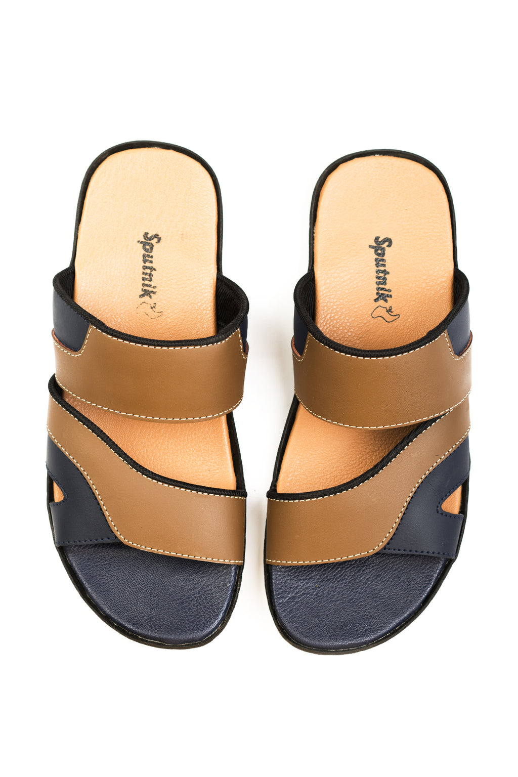 Blue & Fawn Slipper J00051/506