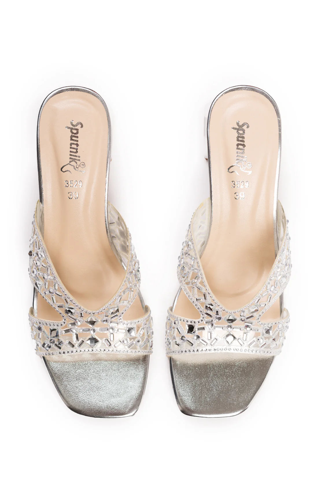 Silver Fancy Heel L02408/010