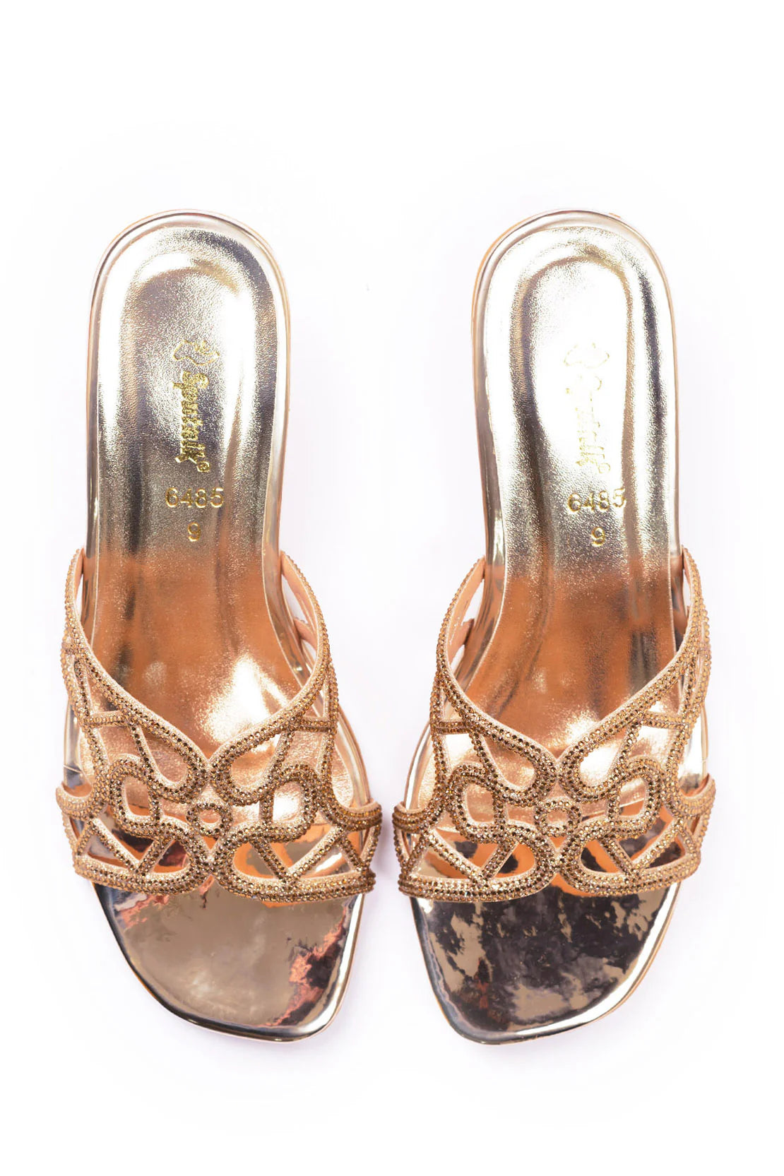 Golden Fancy Slipper L02499/011
