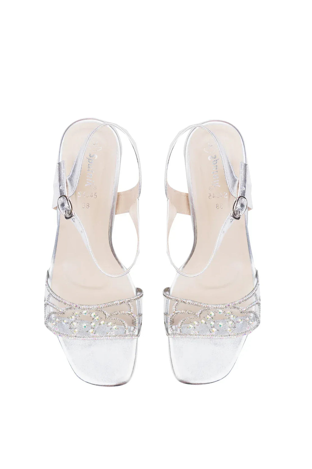 Silver Fancy Sandal K03457/010