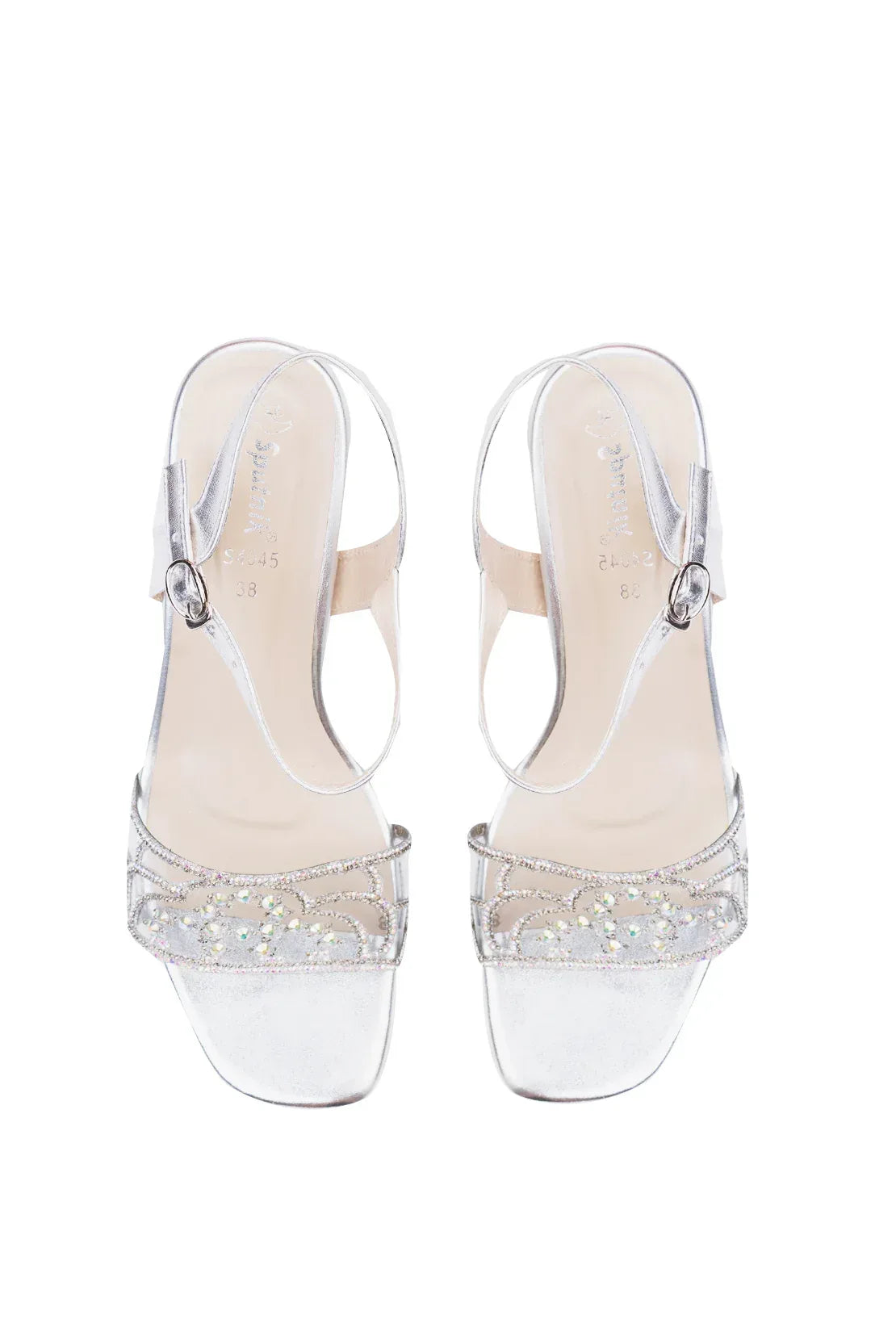 Silver Fancy Sandal K03457/010