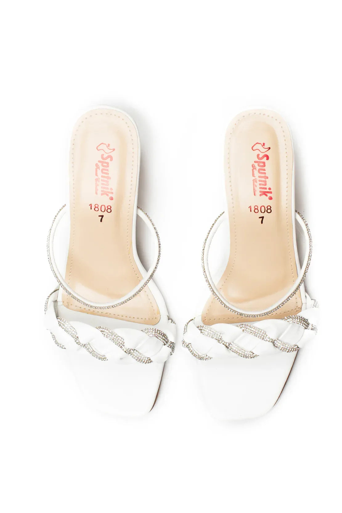 White Fancy Slipper J02725/003