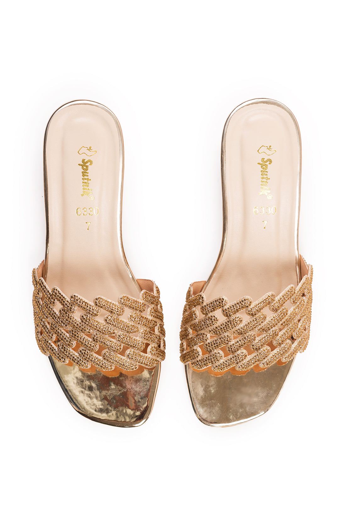 Golden Fancy Slipper K02445/011
