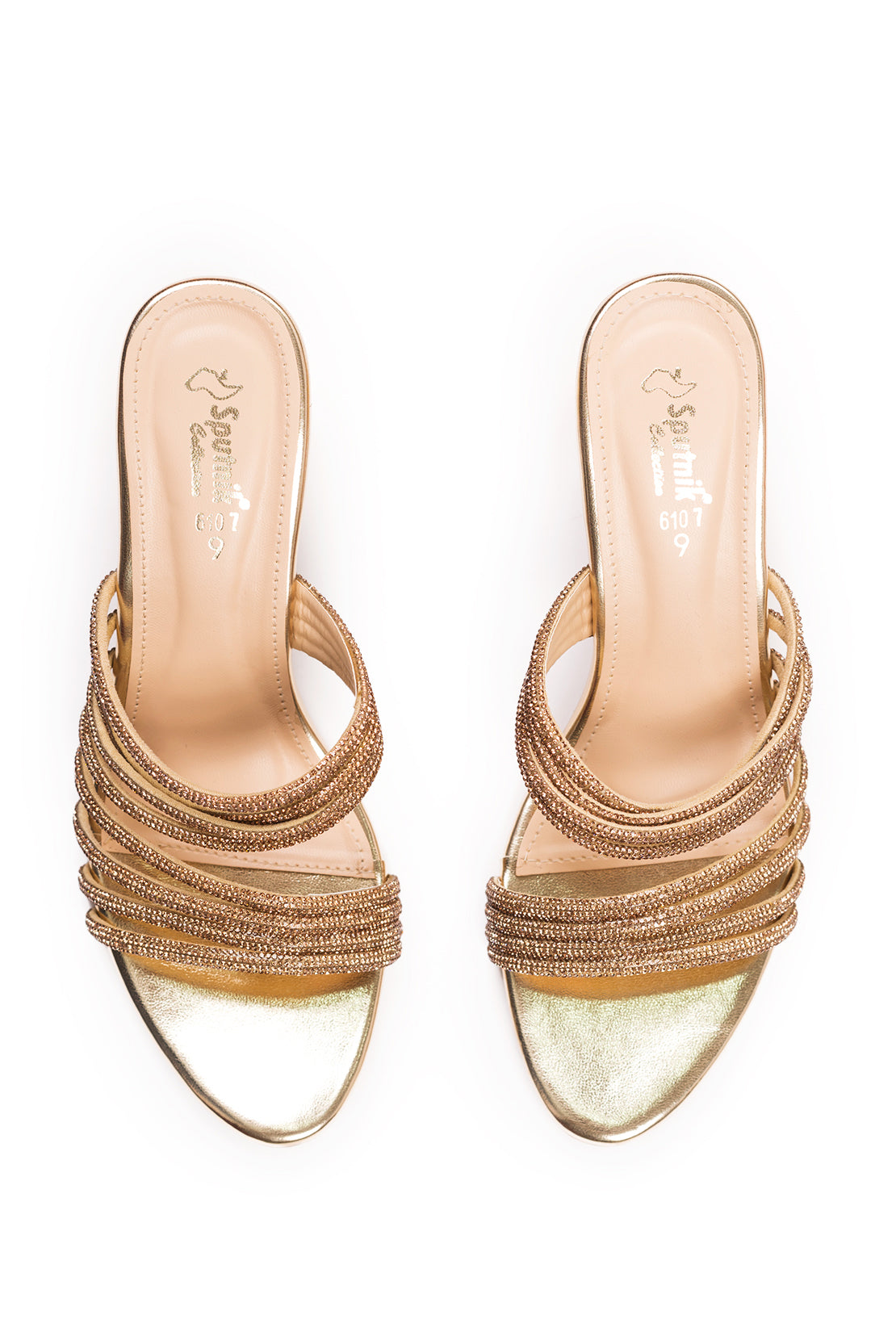 Golden Fancy Slipper L02789/011