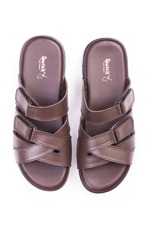 Brown Analine Slipper K00137/14A