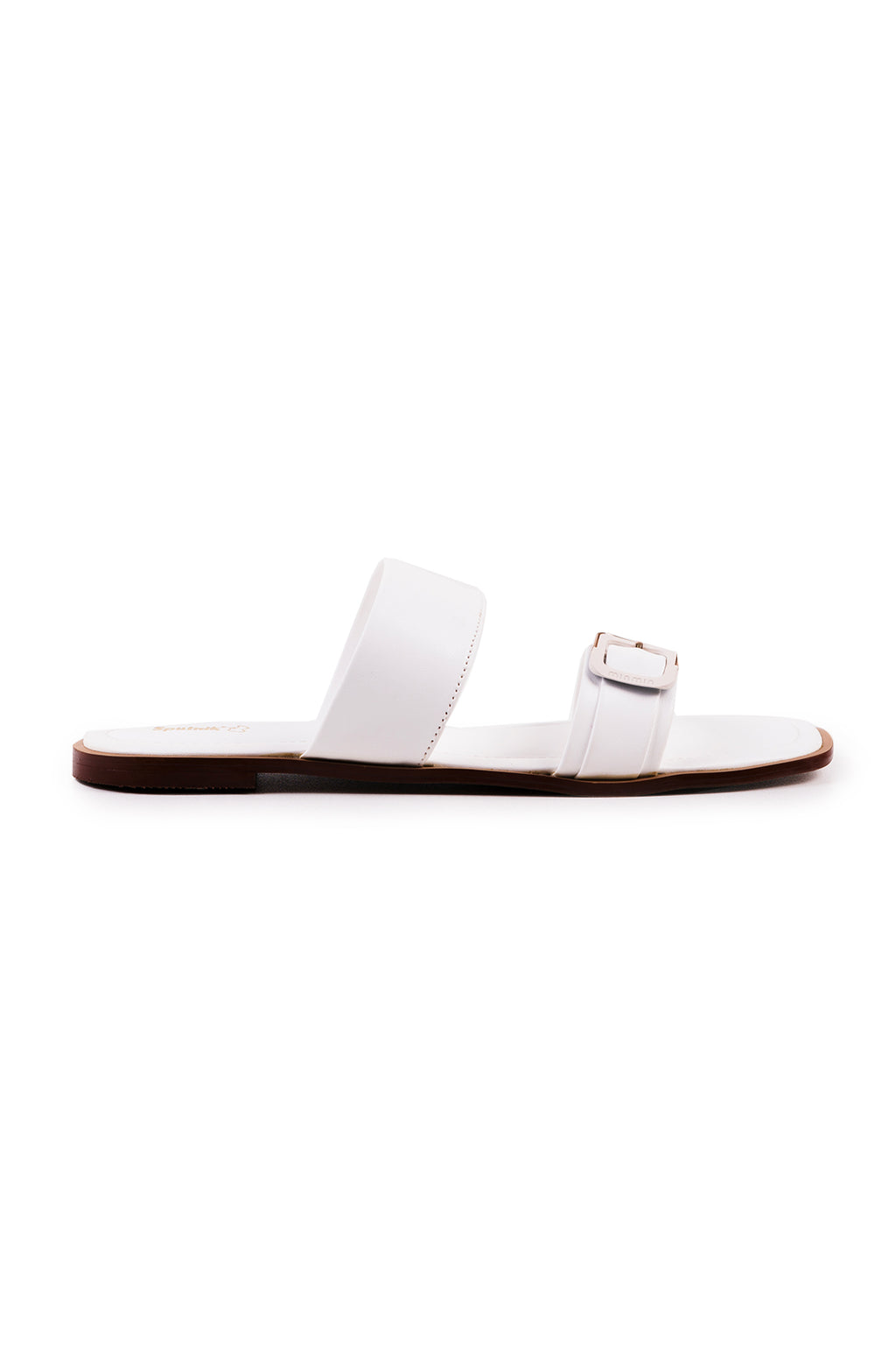 White Flat Slipper K03241/003