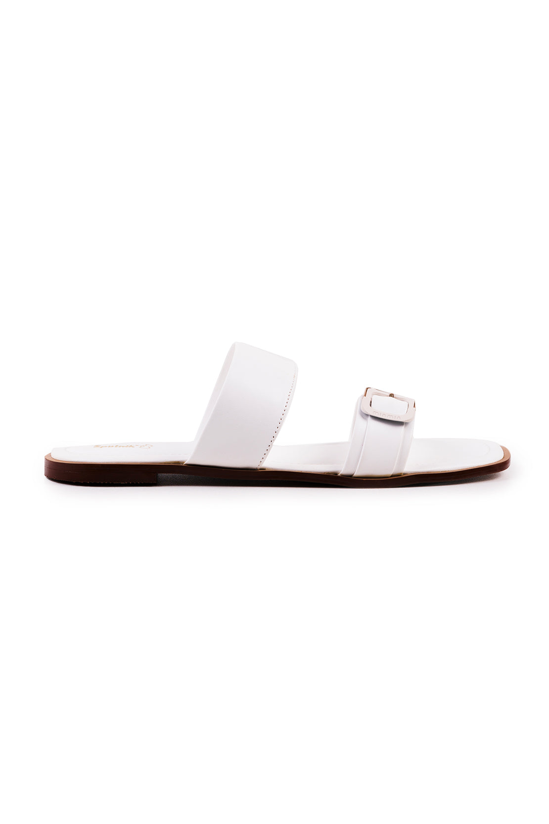 White Flat Slipper K03241/003