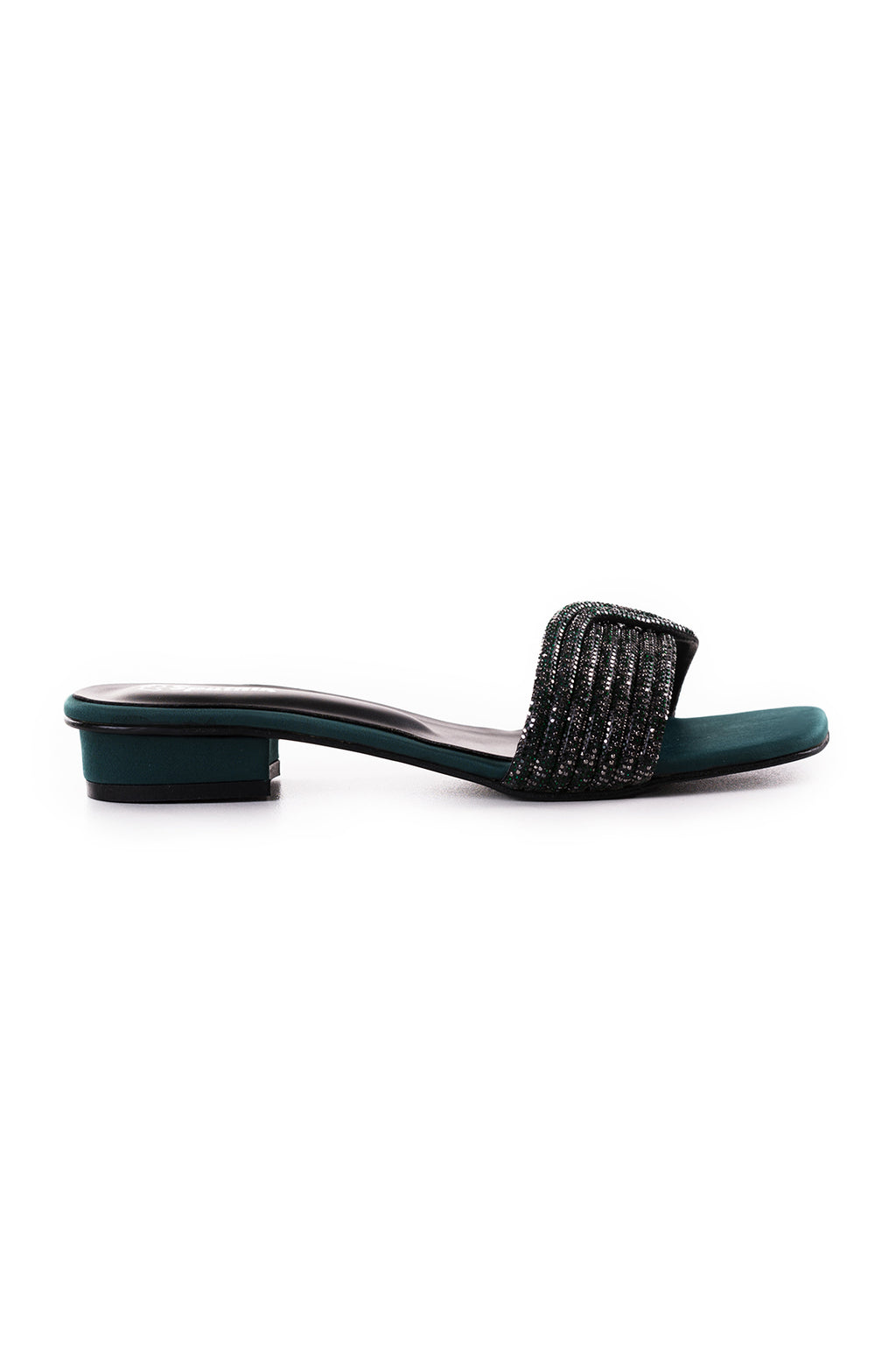 Green Flat Slipper L02220/007