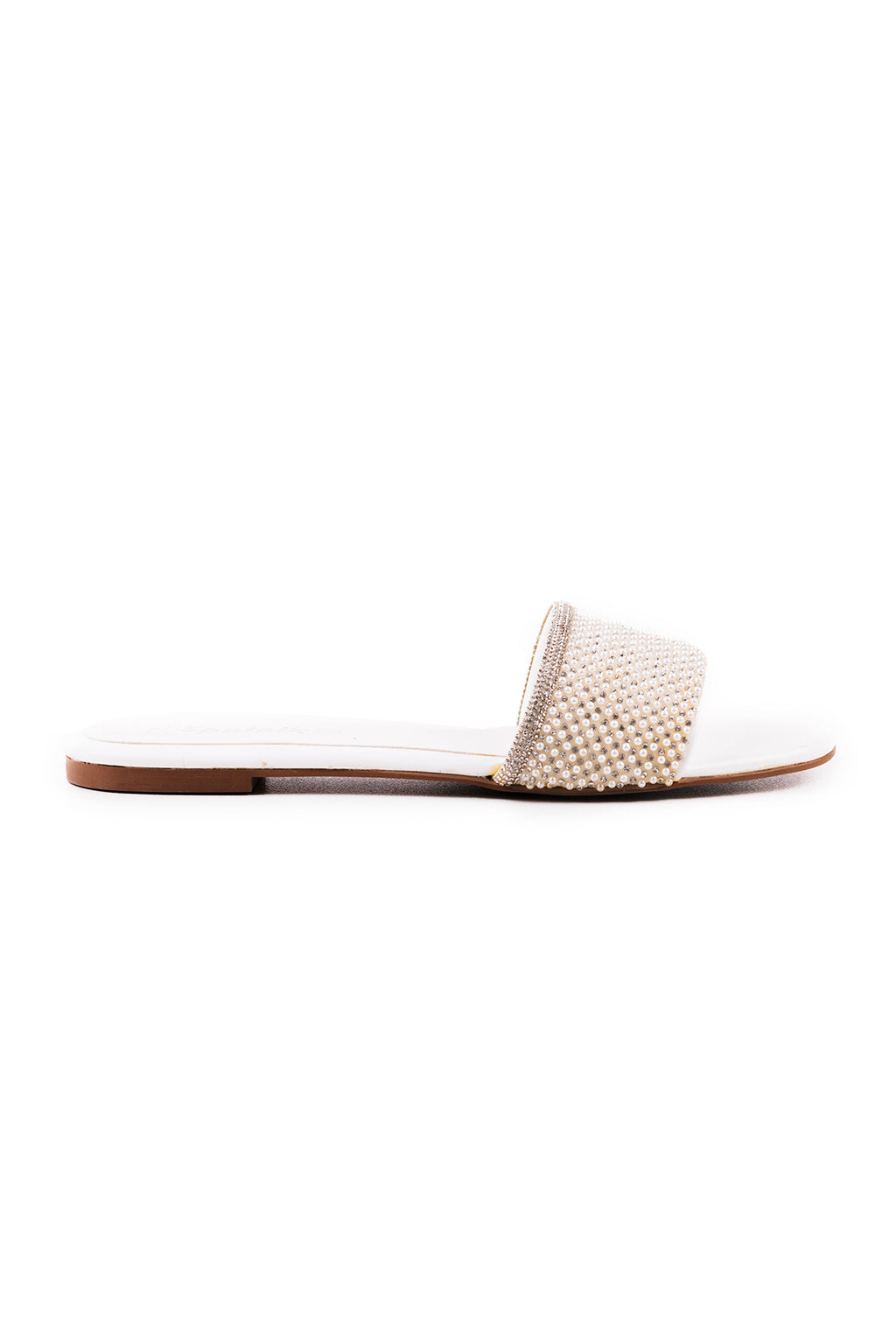 White  Flat Slipper K03257/003