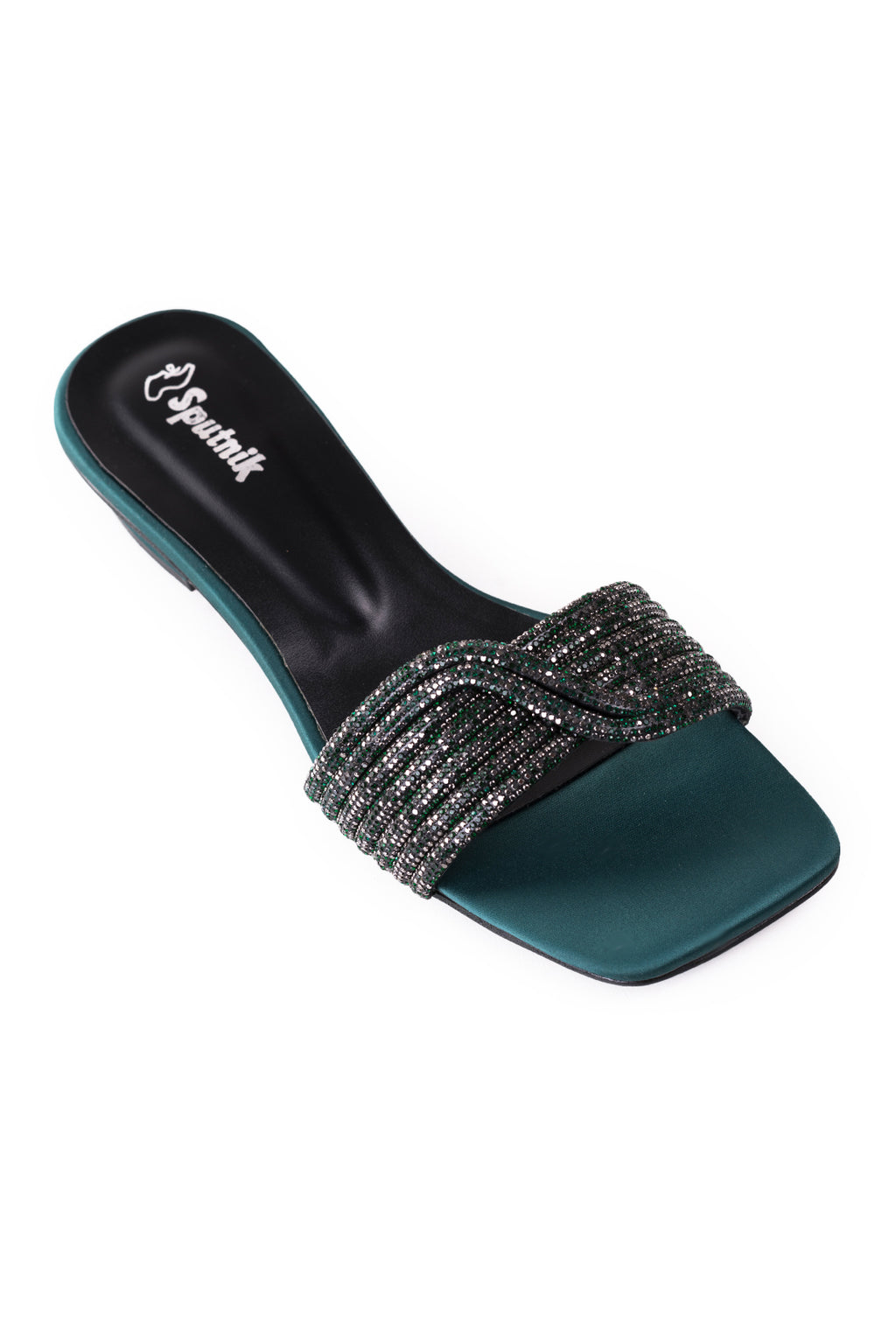 Green Flat Slipper L02220/007