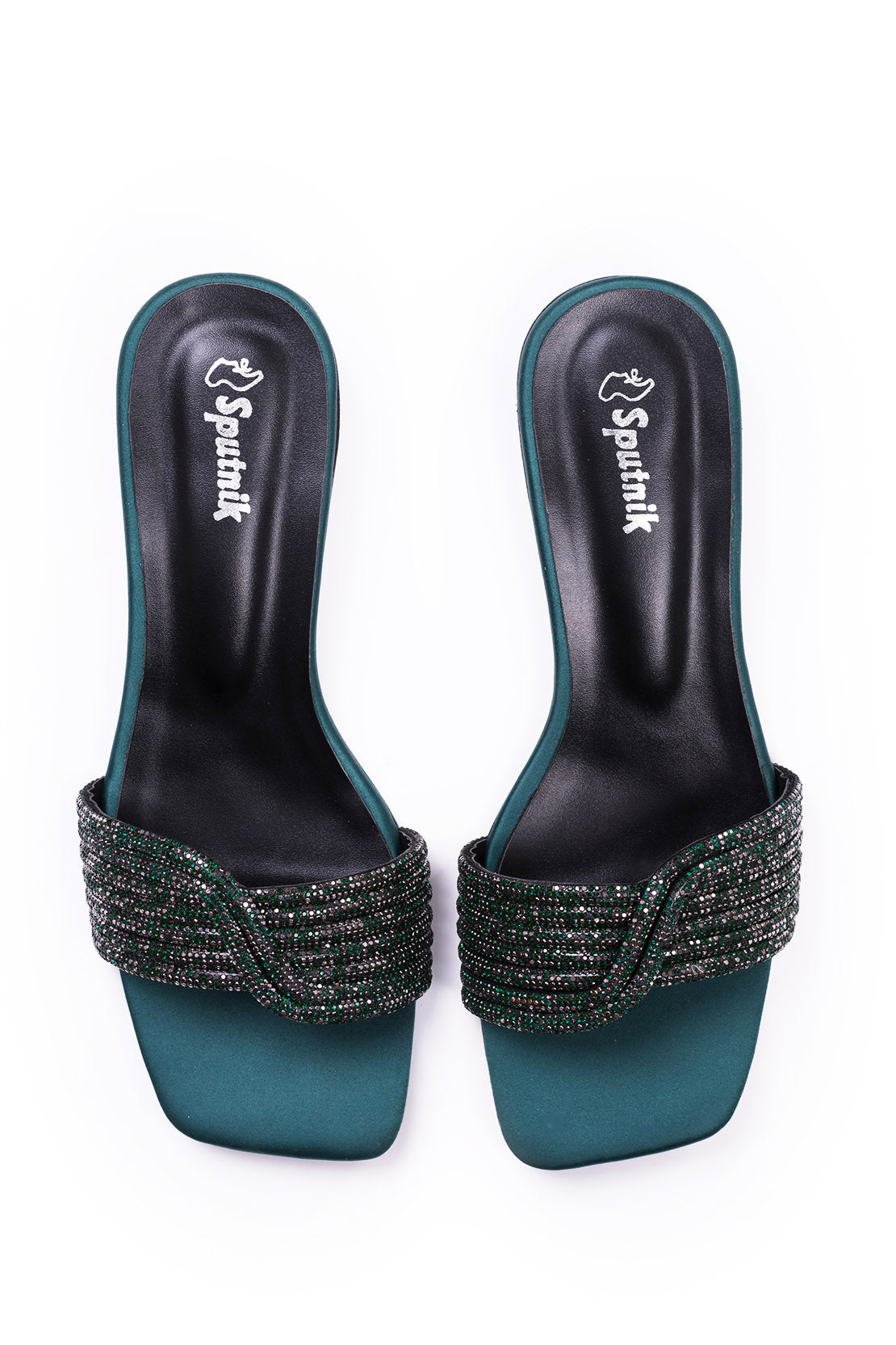 Green Flat Slipper L02220/007