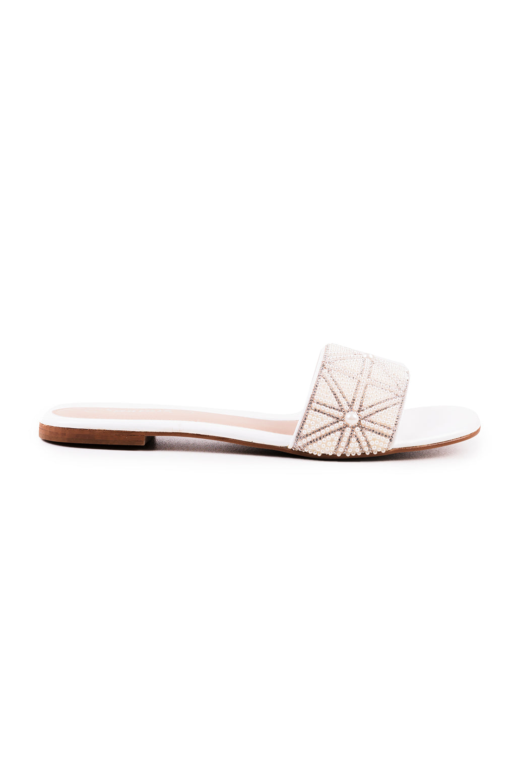 White Flat Slipper L03230/003