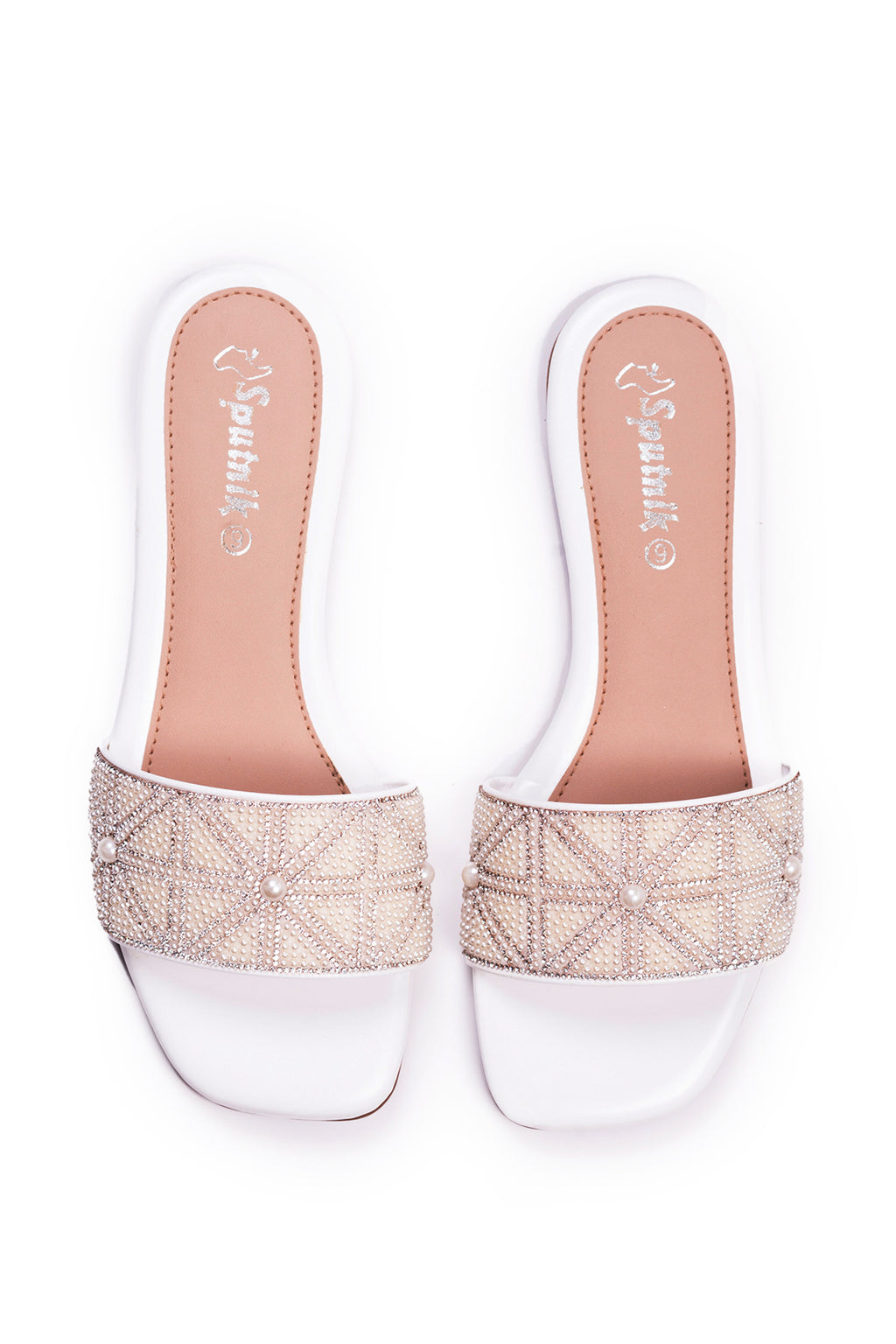 White Flat Slipper L03230/003