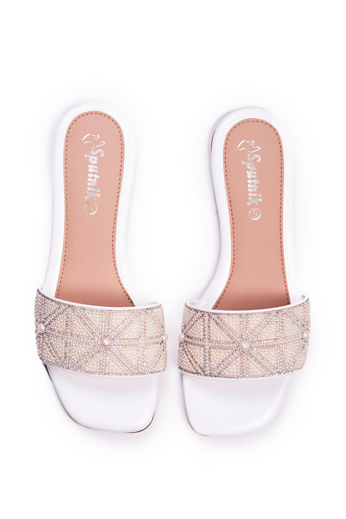 White Flat Slipper L03230/003