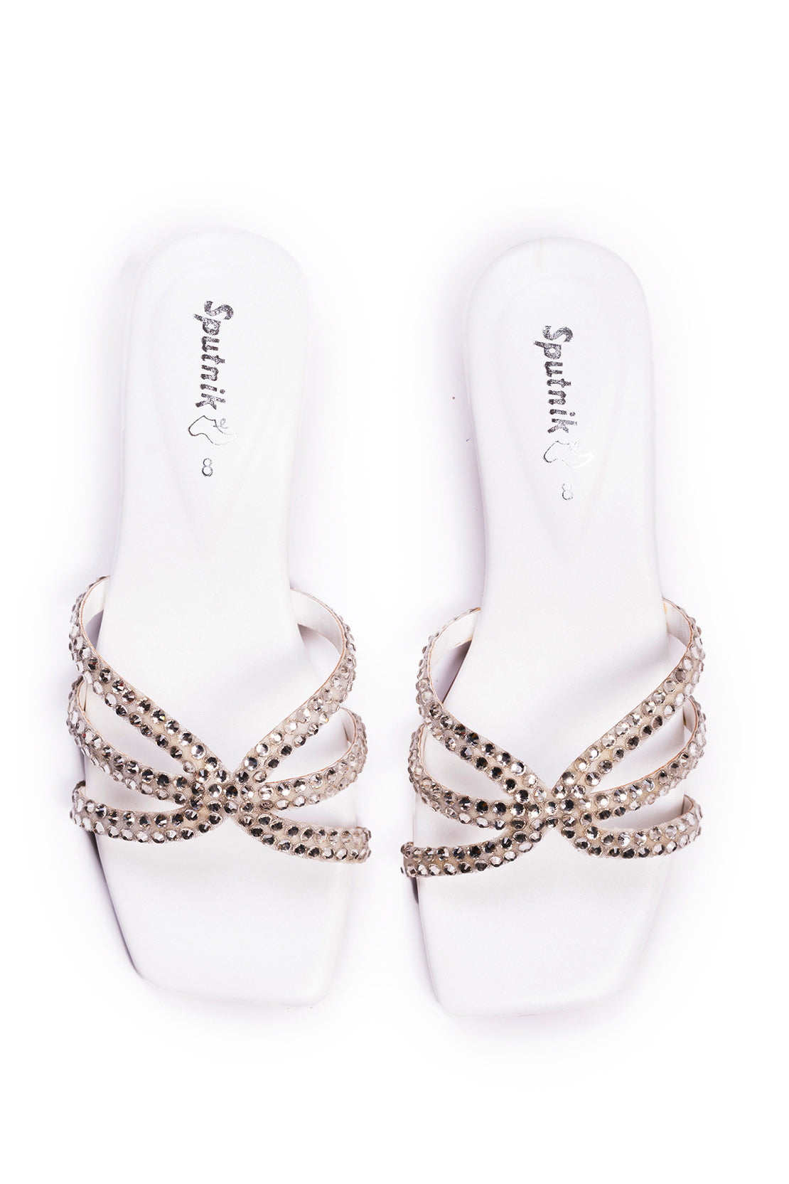 White Flat Slipper L02203/003