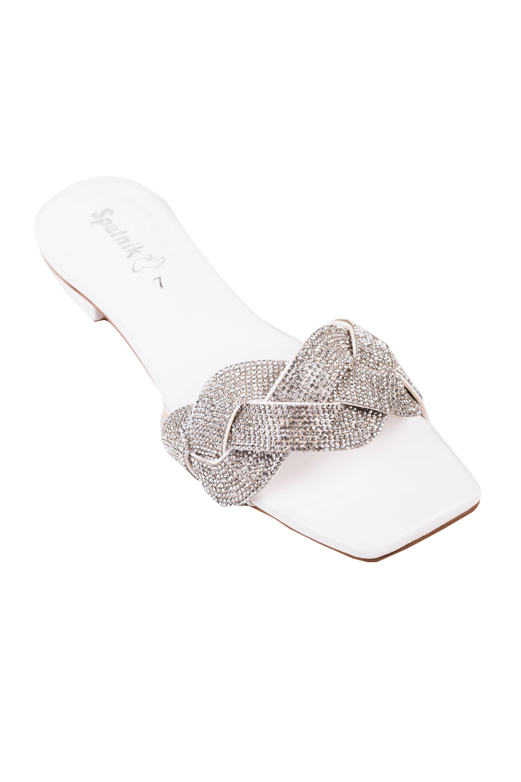 White Flat Slipper KK2253/003