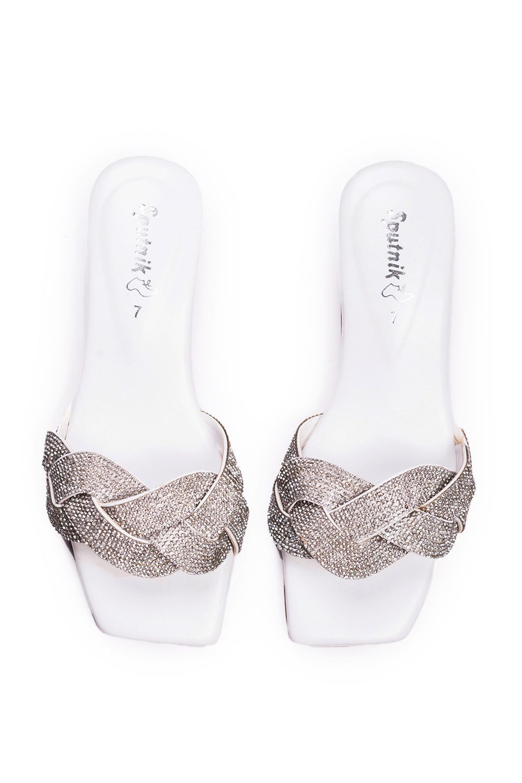 White Flat Slipper KK2253/003