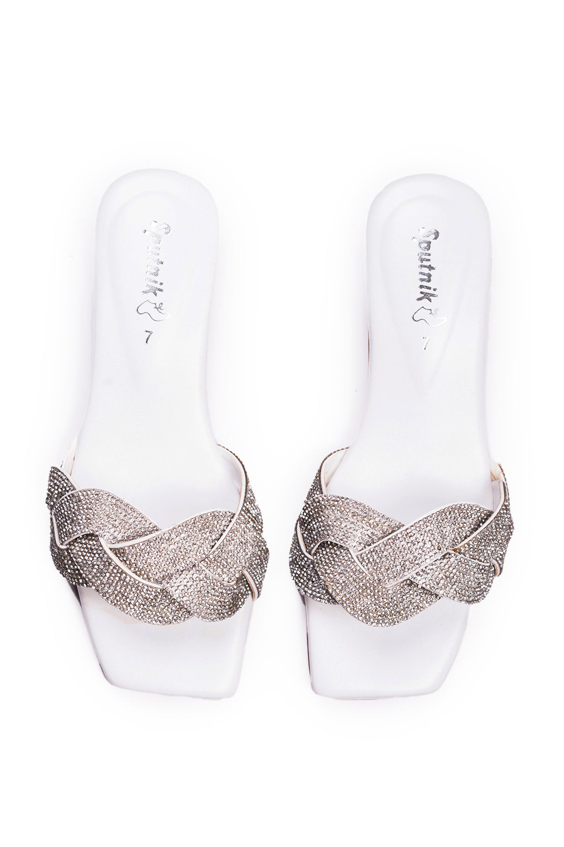 White Flat Slipper KK2253/003