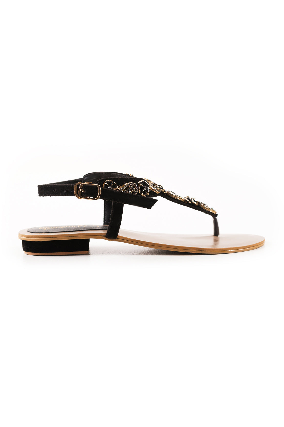 Black Suede Slipper L02295/2S0