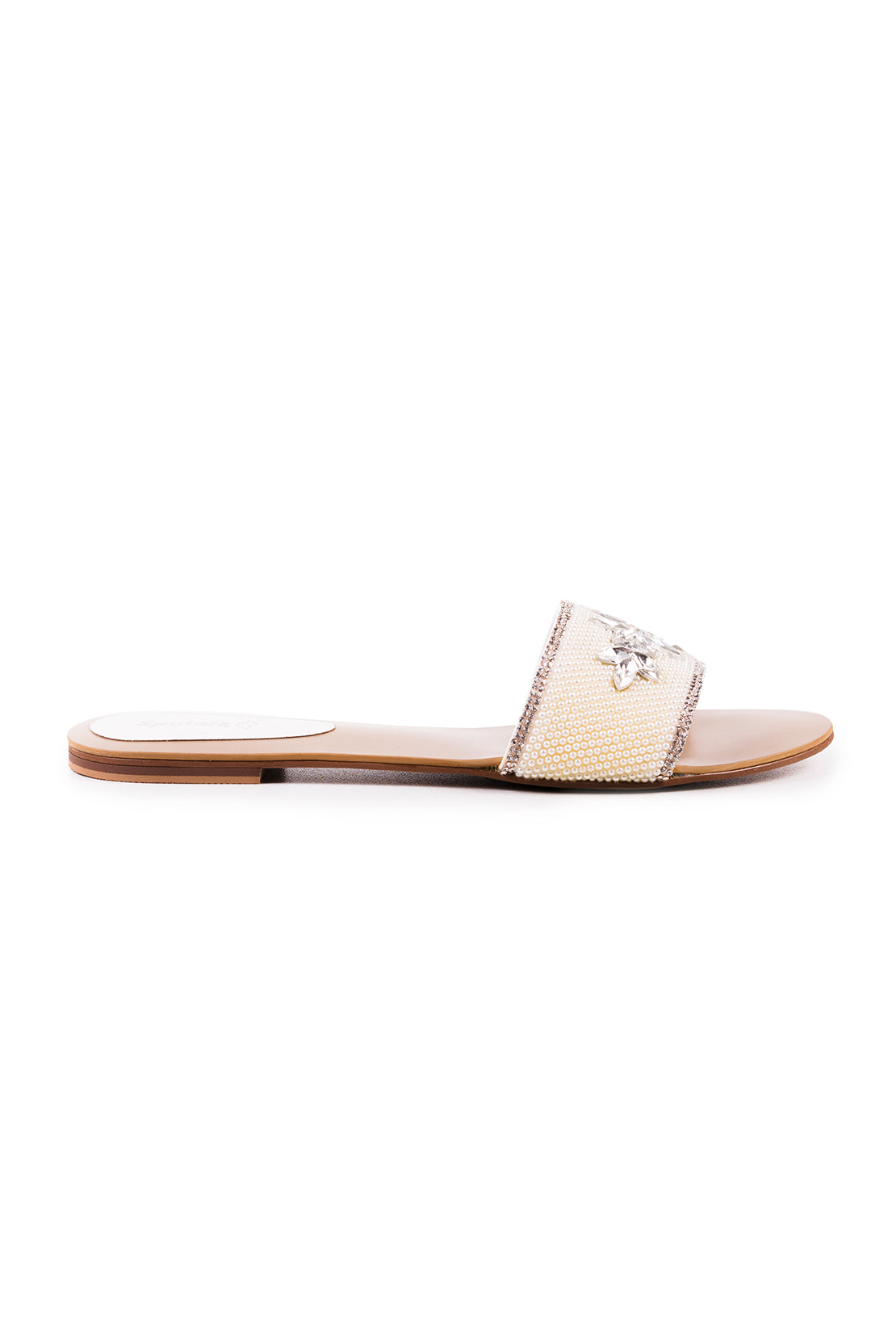 White Flat Slipper L03279/003