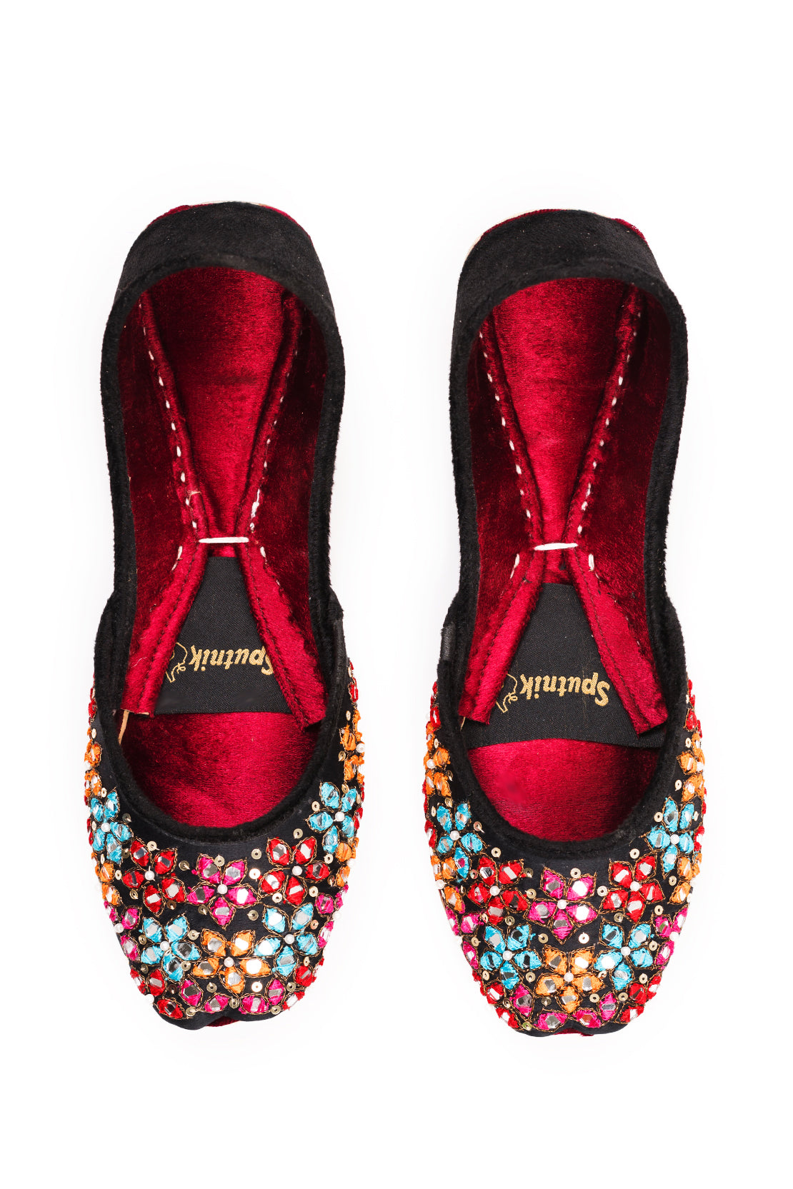 Black Multi Khussa L04209/245