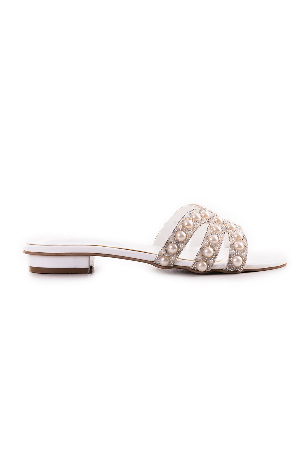 White Flat Slipper K02286/003