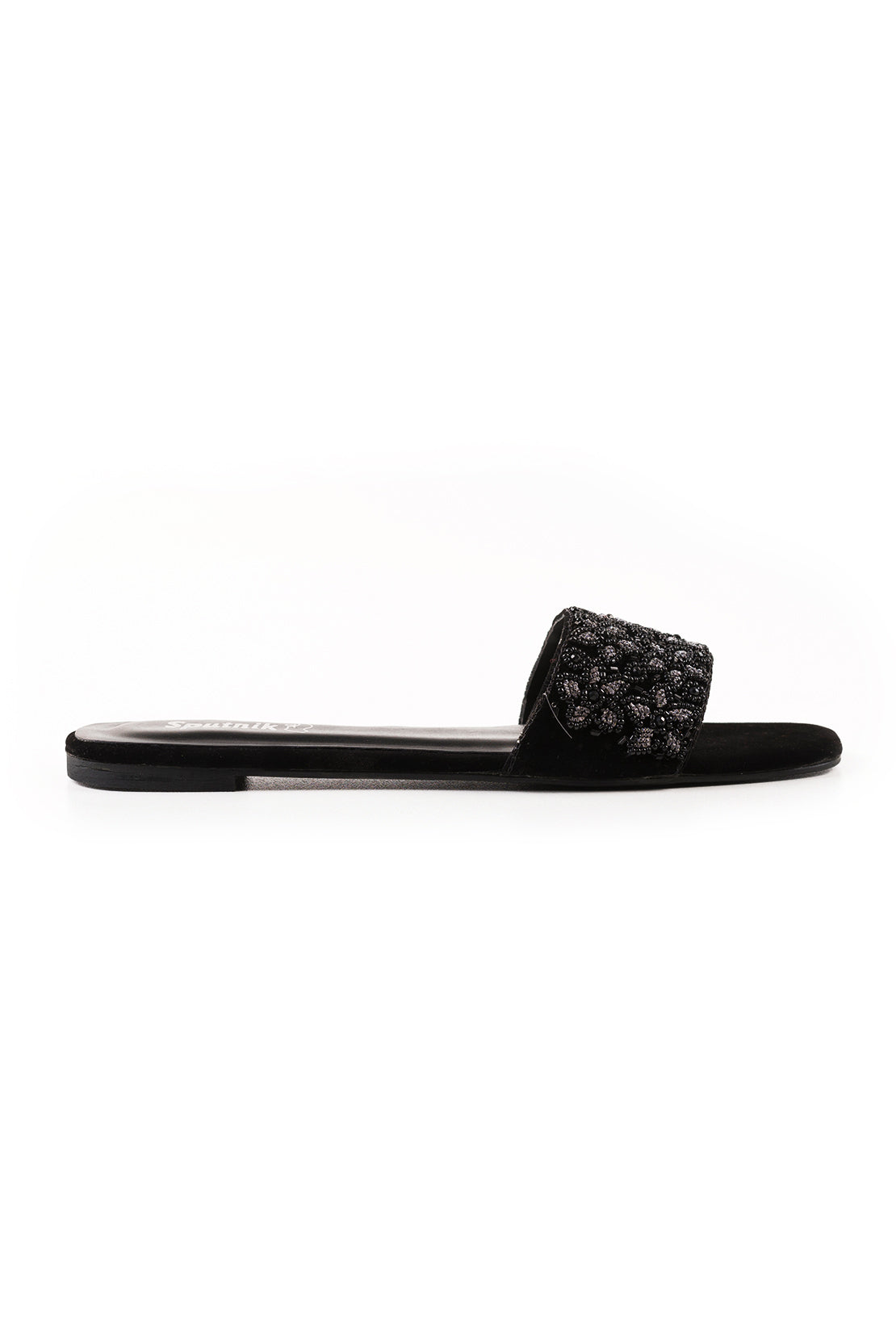 Black Grey Slipper L03283/152