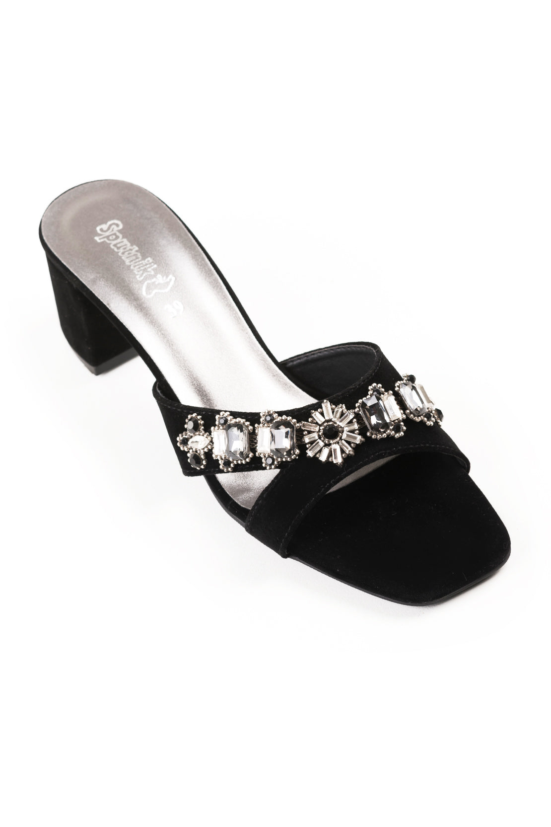 Black Champion Suede Heel KK2714/2S0