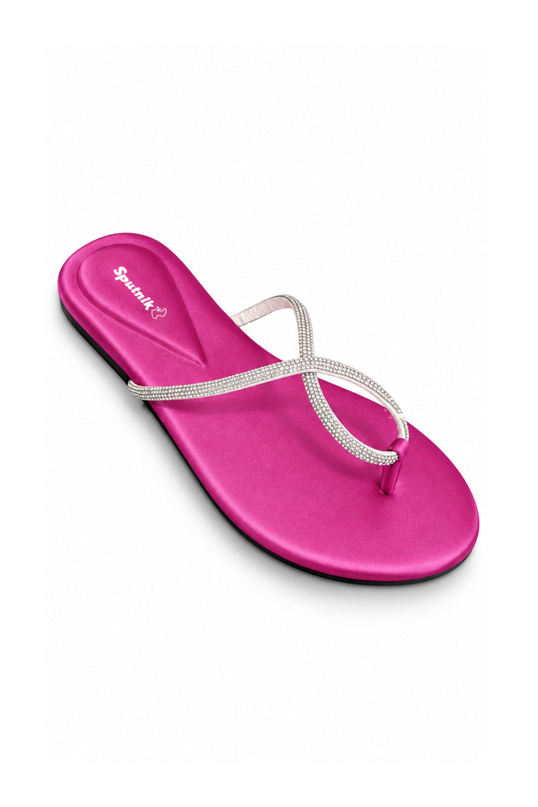 White & Pink Flat Slipper L02929/313