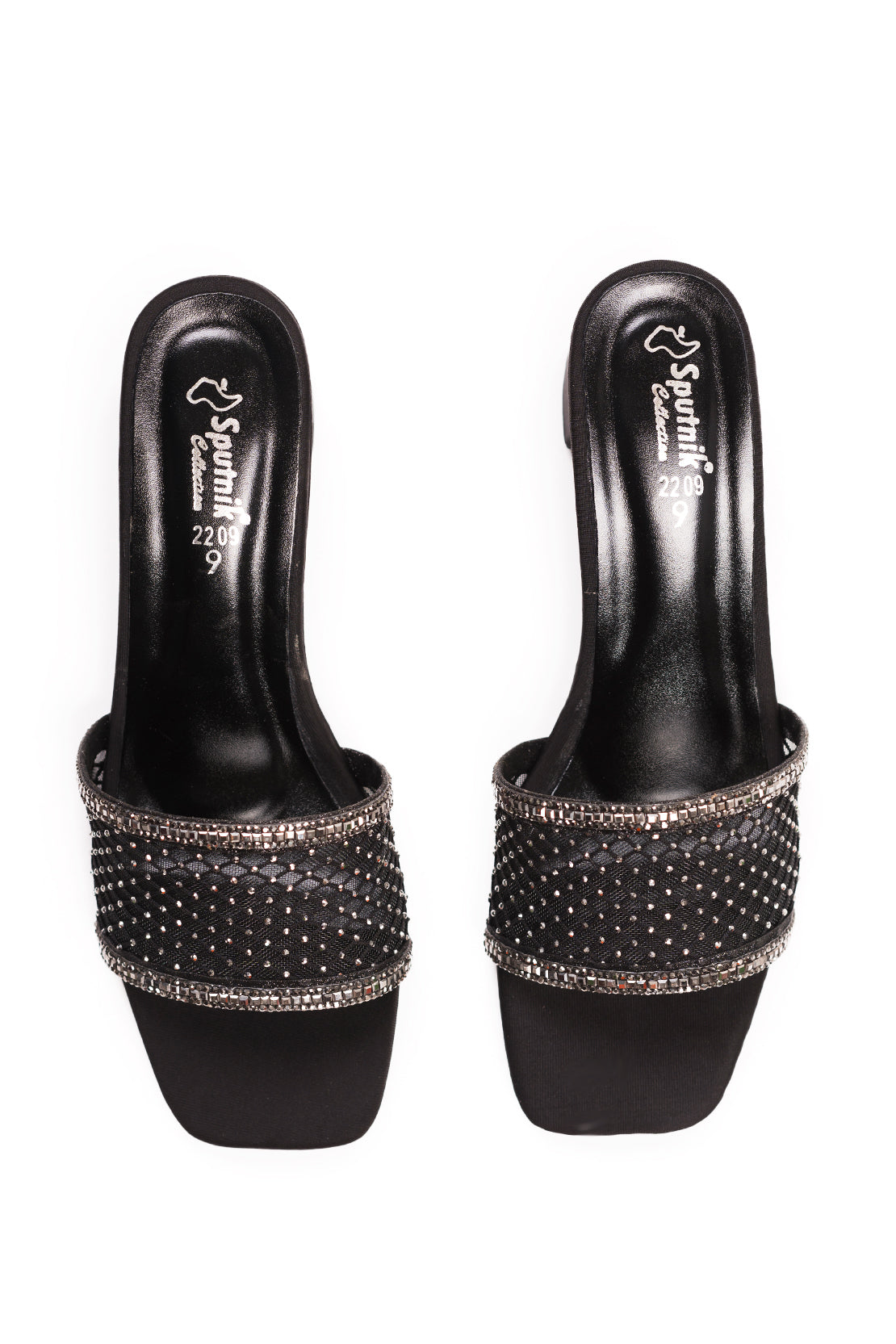 Black Fancy Slipper L02437/002