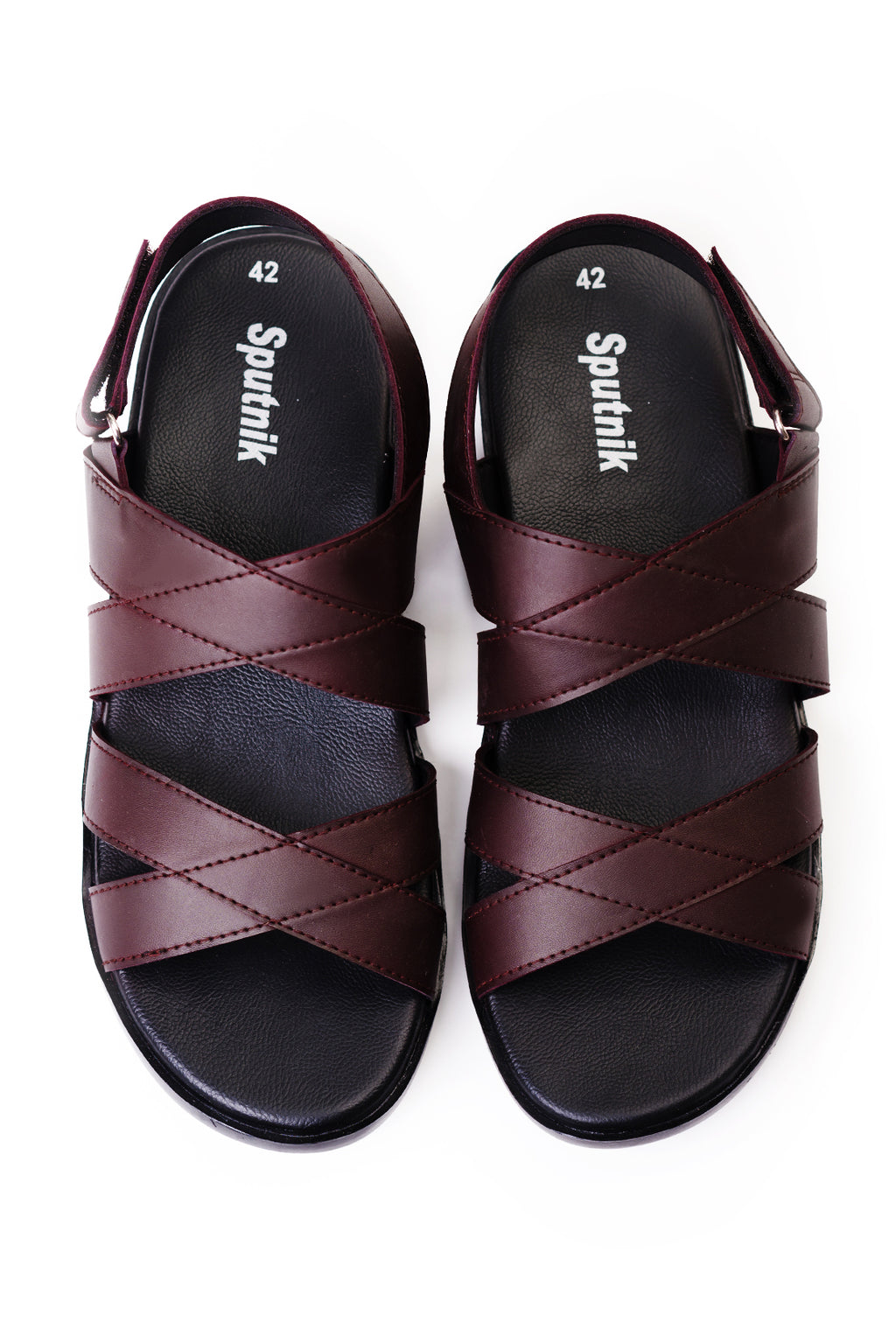 Maroon Sandal K00729/017