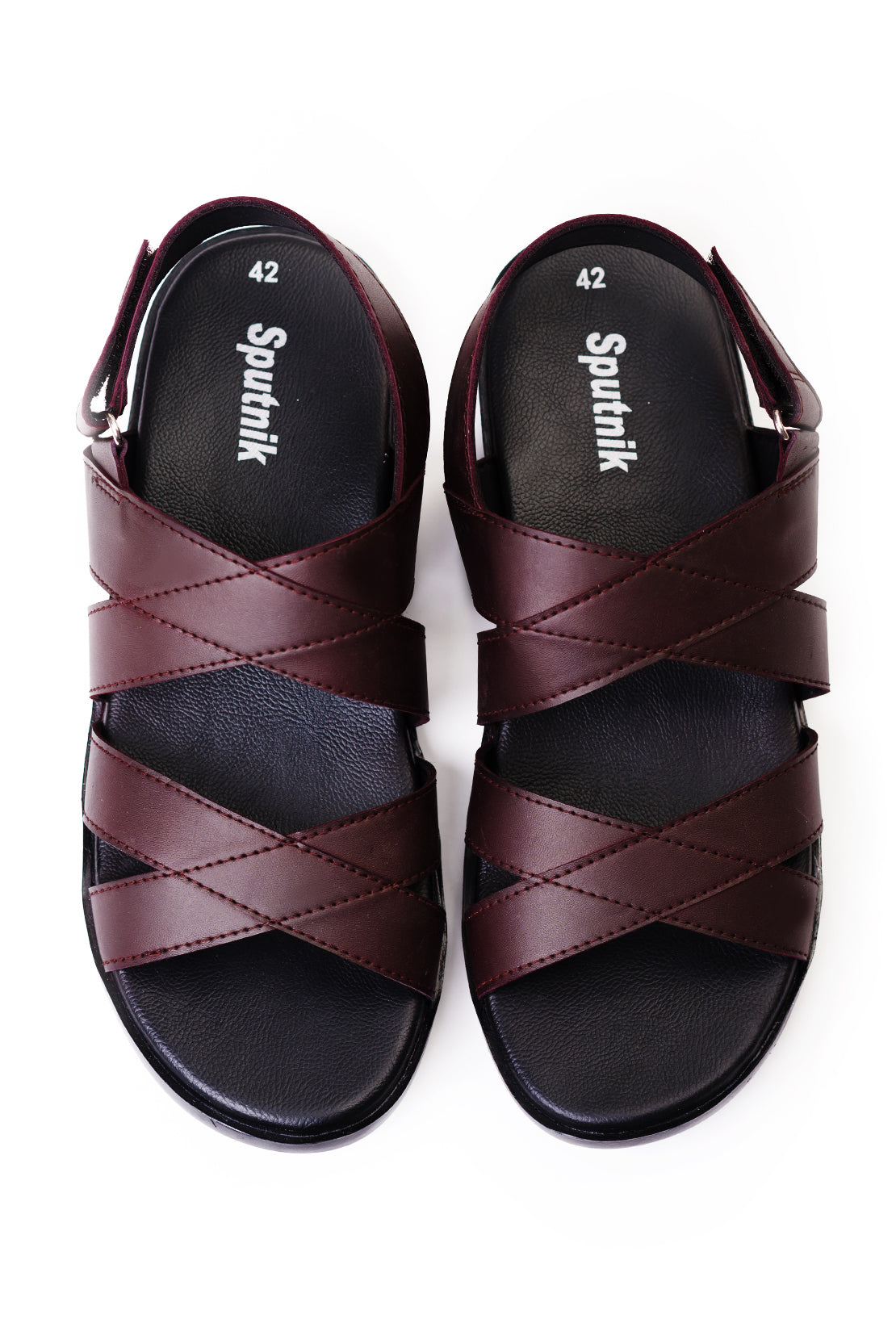 Maroon Sandal K00729/017