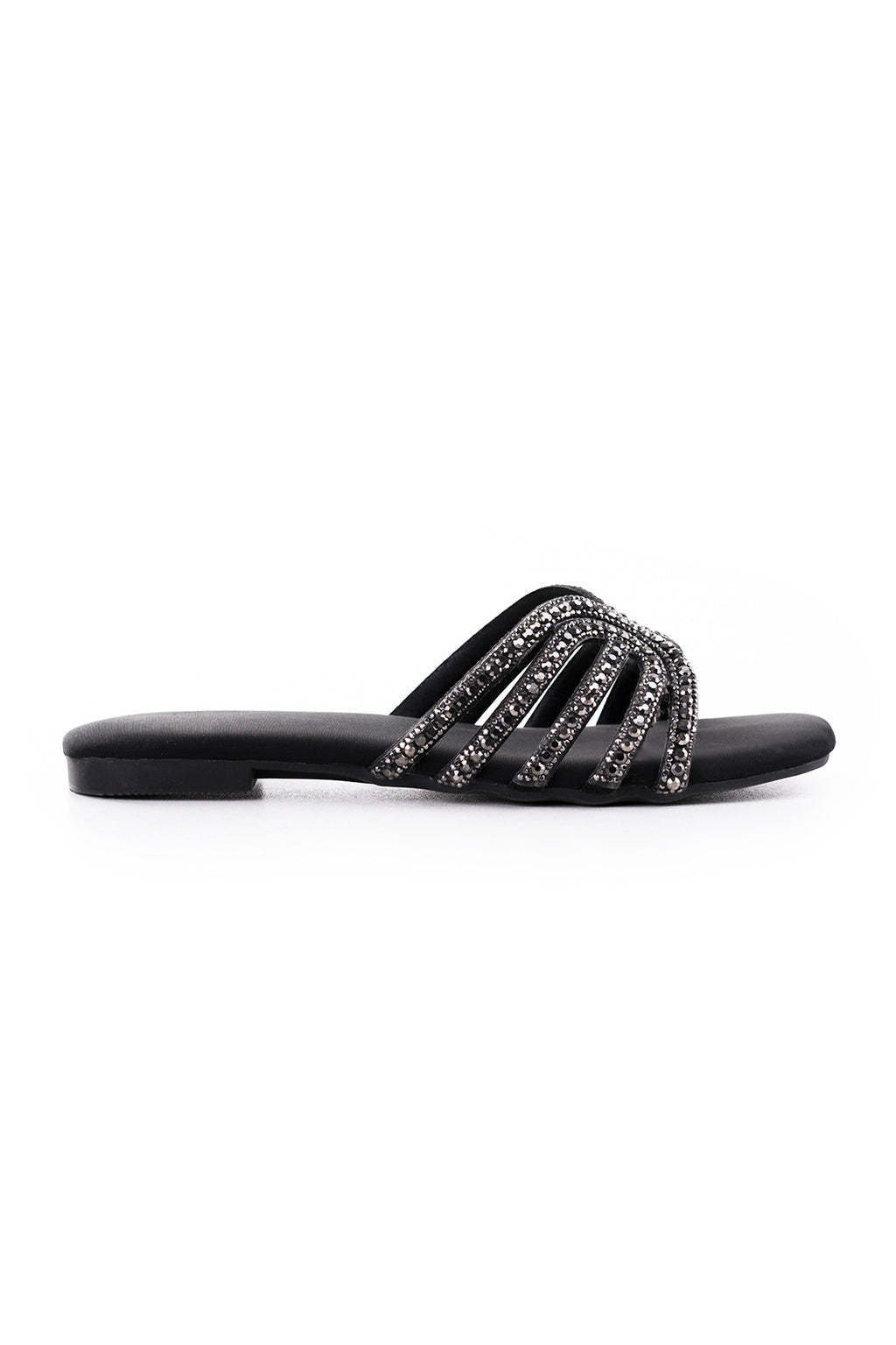 Black Flat Slipper K02903/002