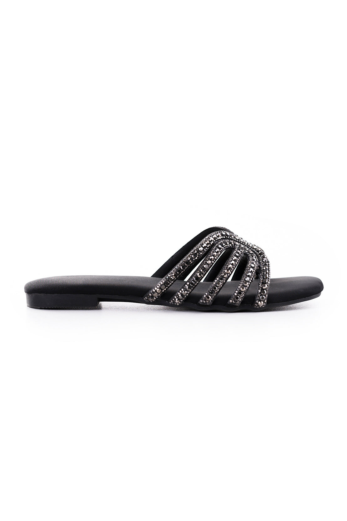 Black Flat Slipper K02903/002