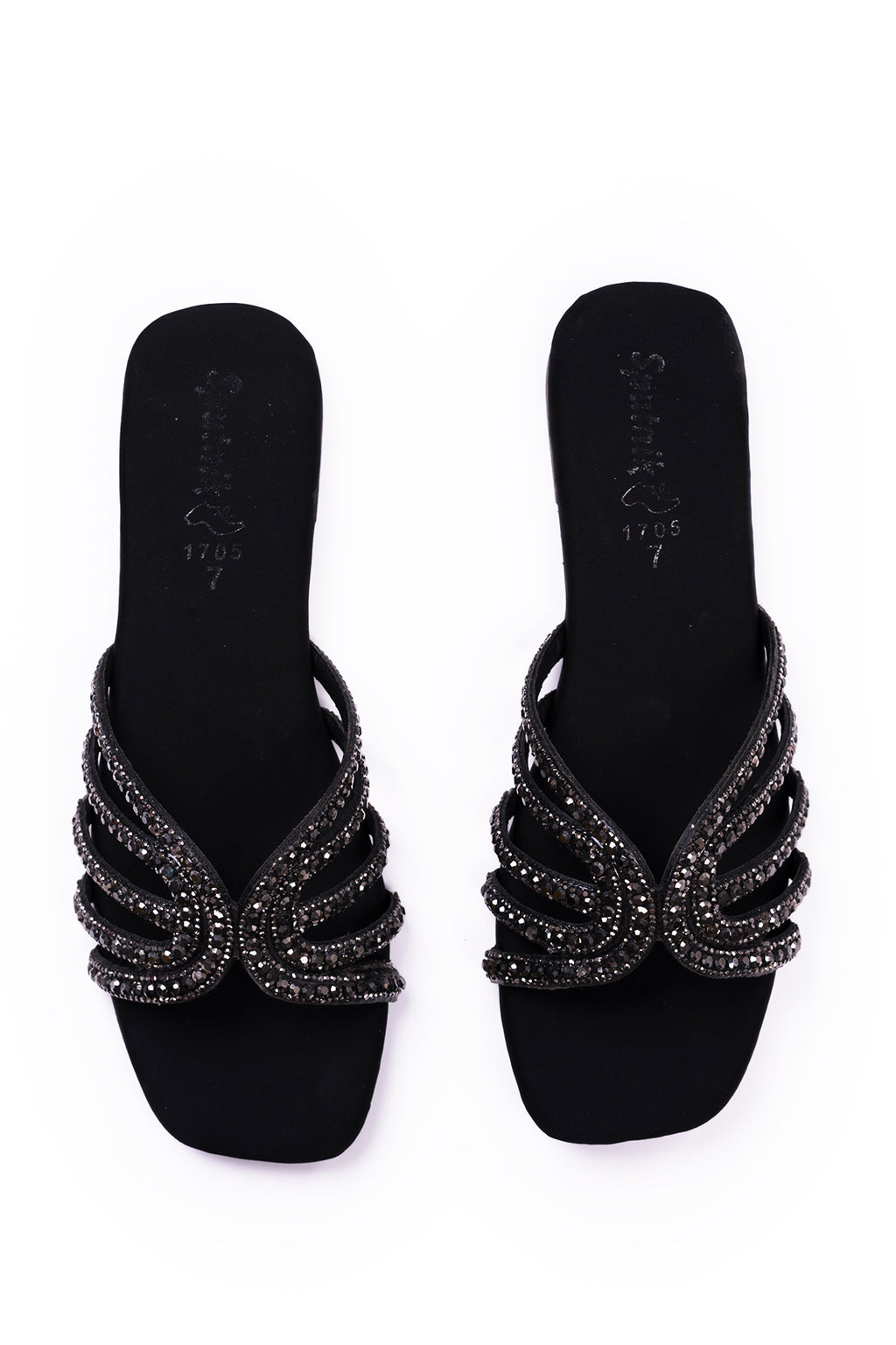 Black Flat Slipper K02903/002