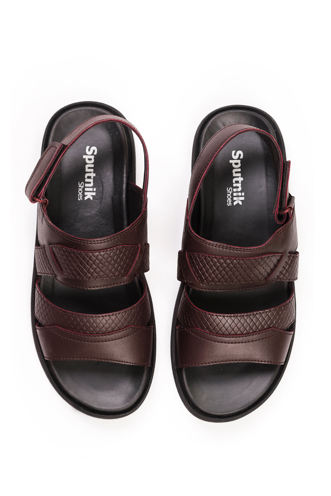 Maroon Sandal H00758/017