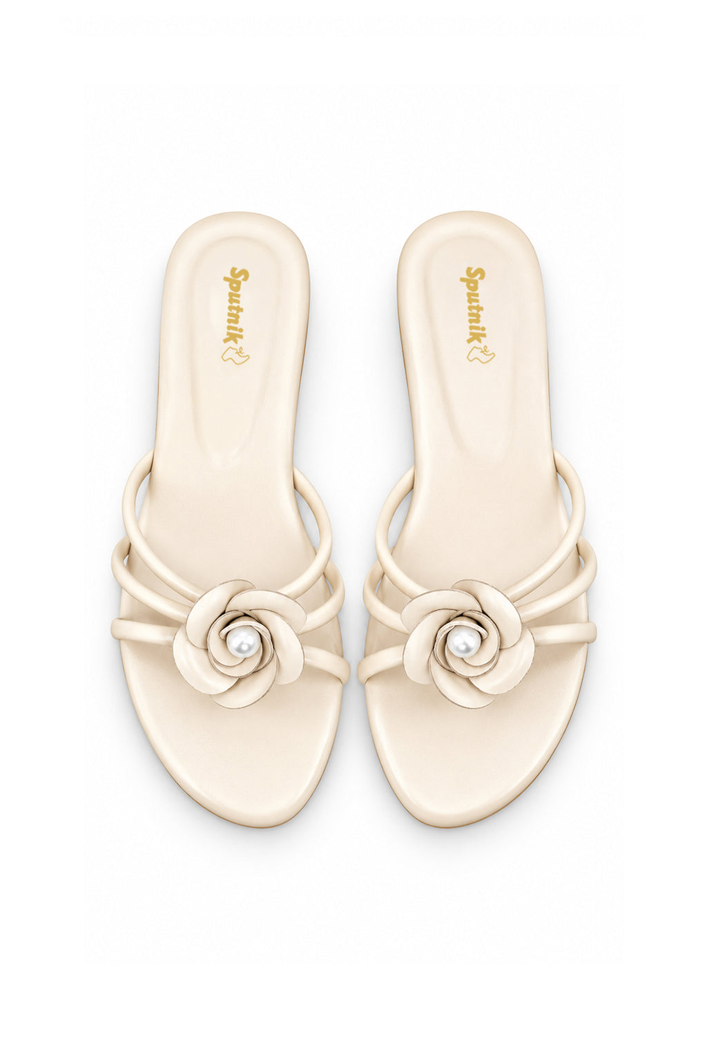Cream Flat Slipper L03246/0C6