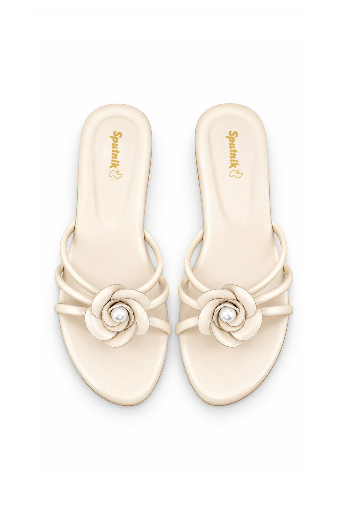 Cream Flat Slipper L03246/0C6