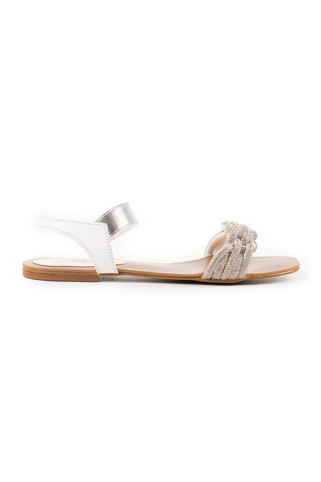 White Flat Slipper K03189/003