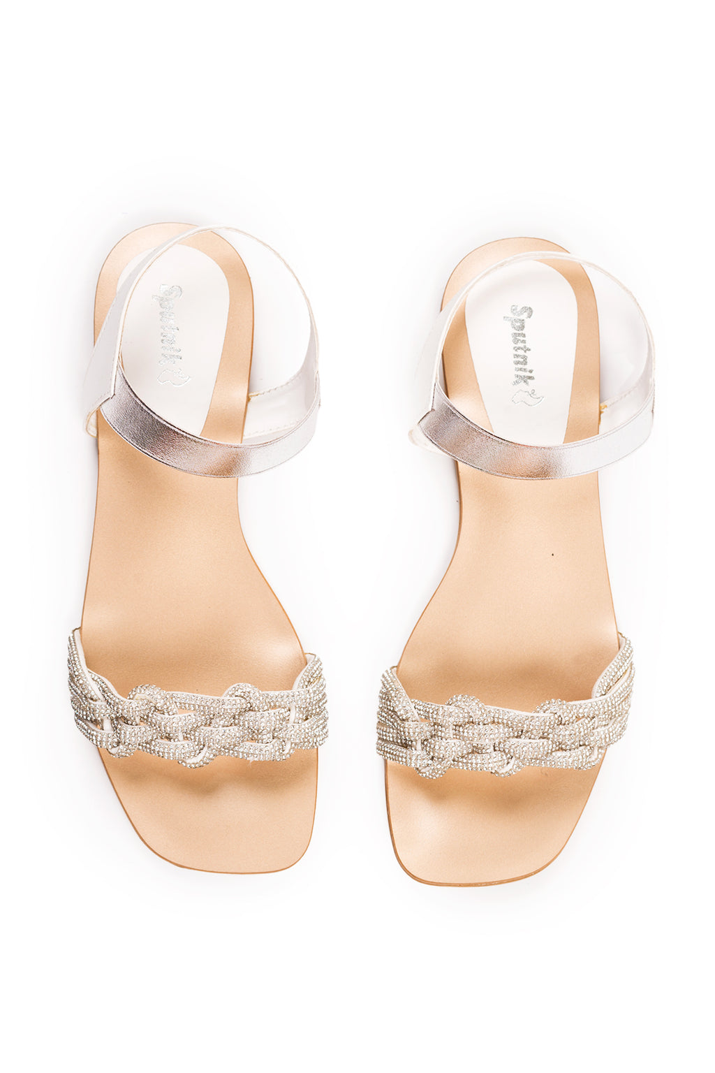 White Flat Slipper K03189/003