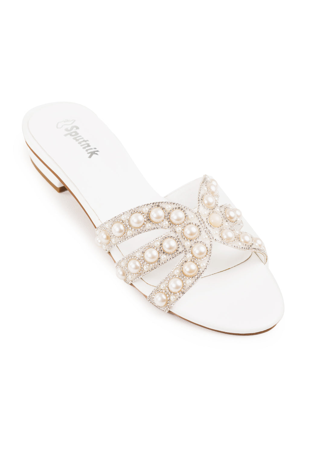 White Flat Slipper K02286/003
