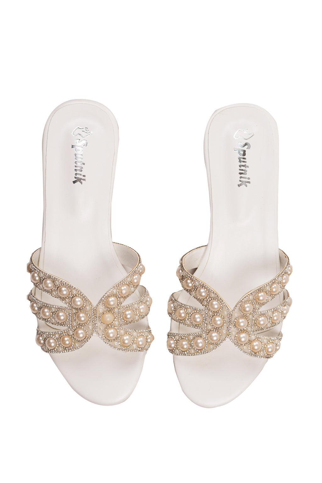 White Flat Slipper K02286/003