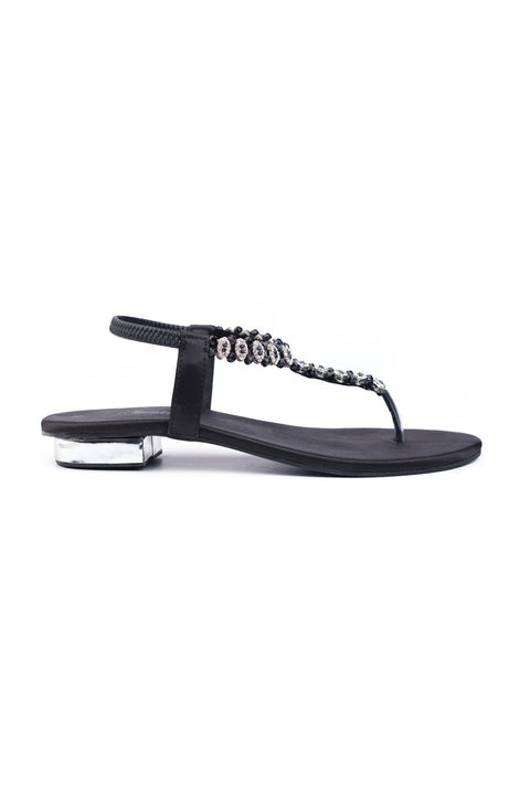 Black Flat Sandal J02264/002