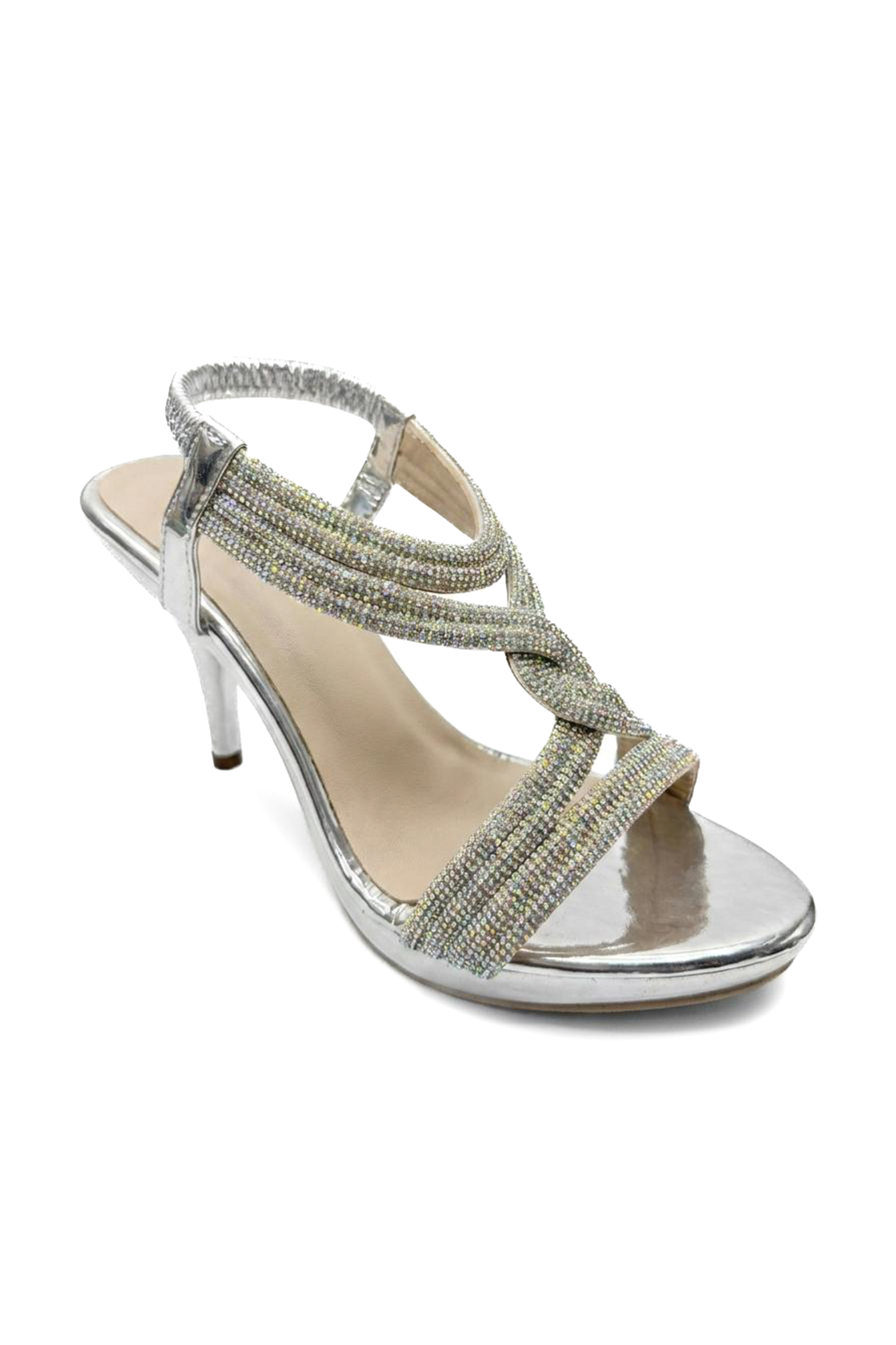 Silver Fancy Sandal L03470/010