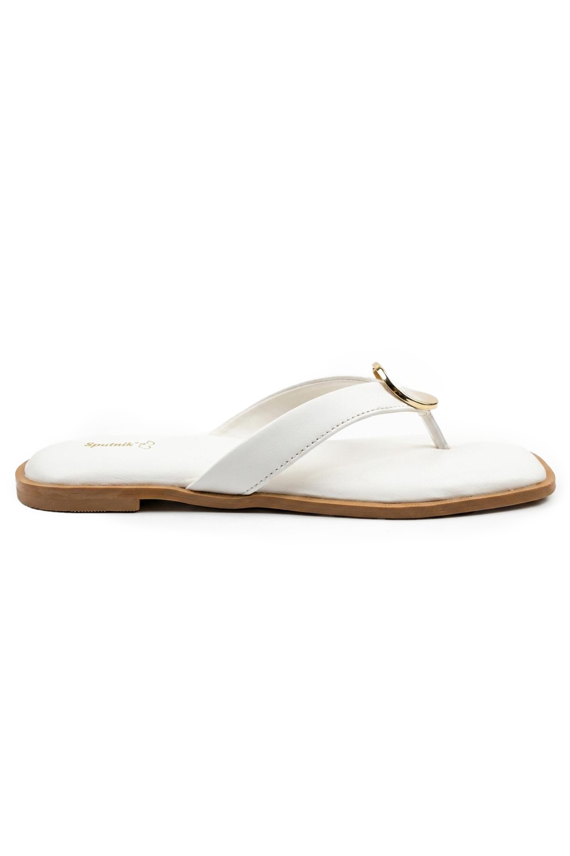White Flat Slipper L03216/003