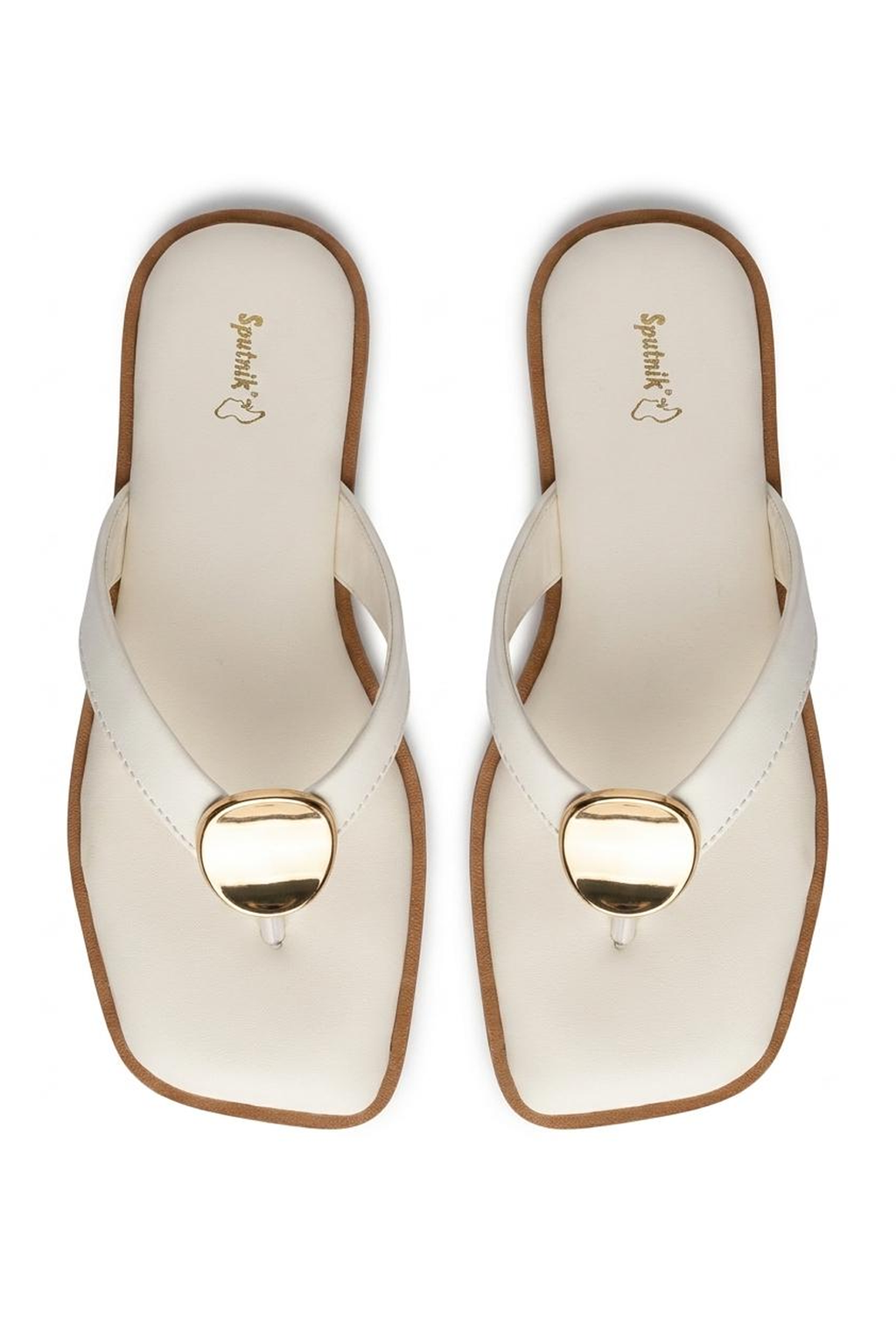 White Flat Slipper L03216/003