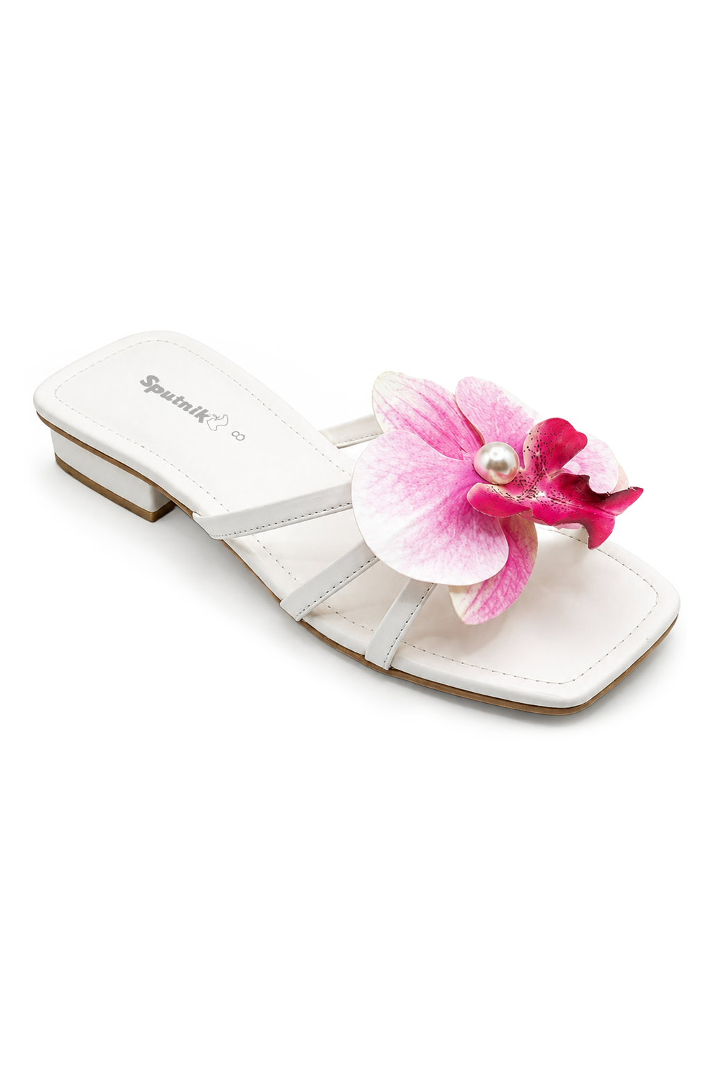White Flat Slipper L02251/003