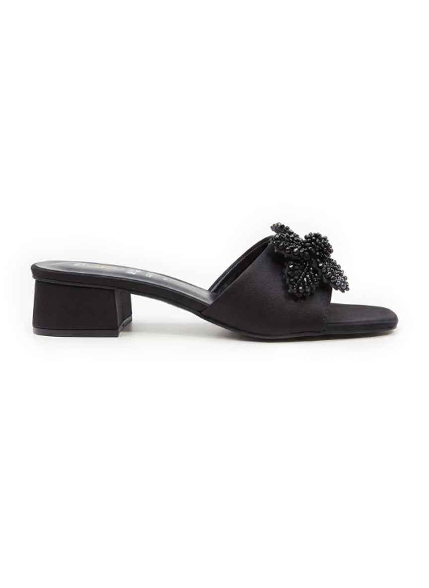 Black Fancy Slipper L02462/002
