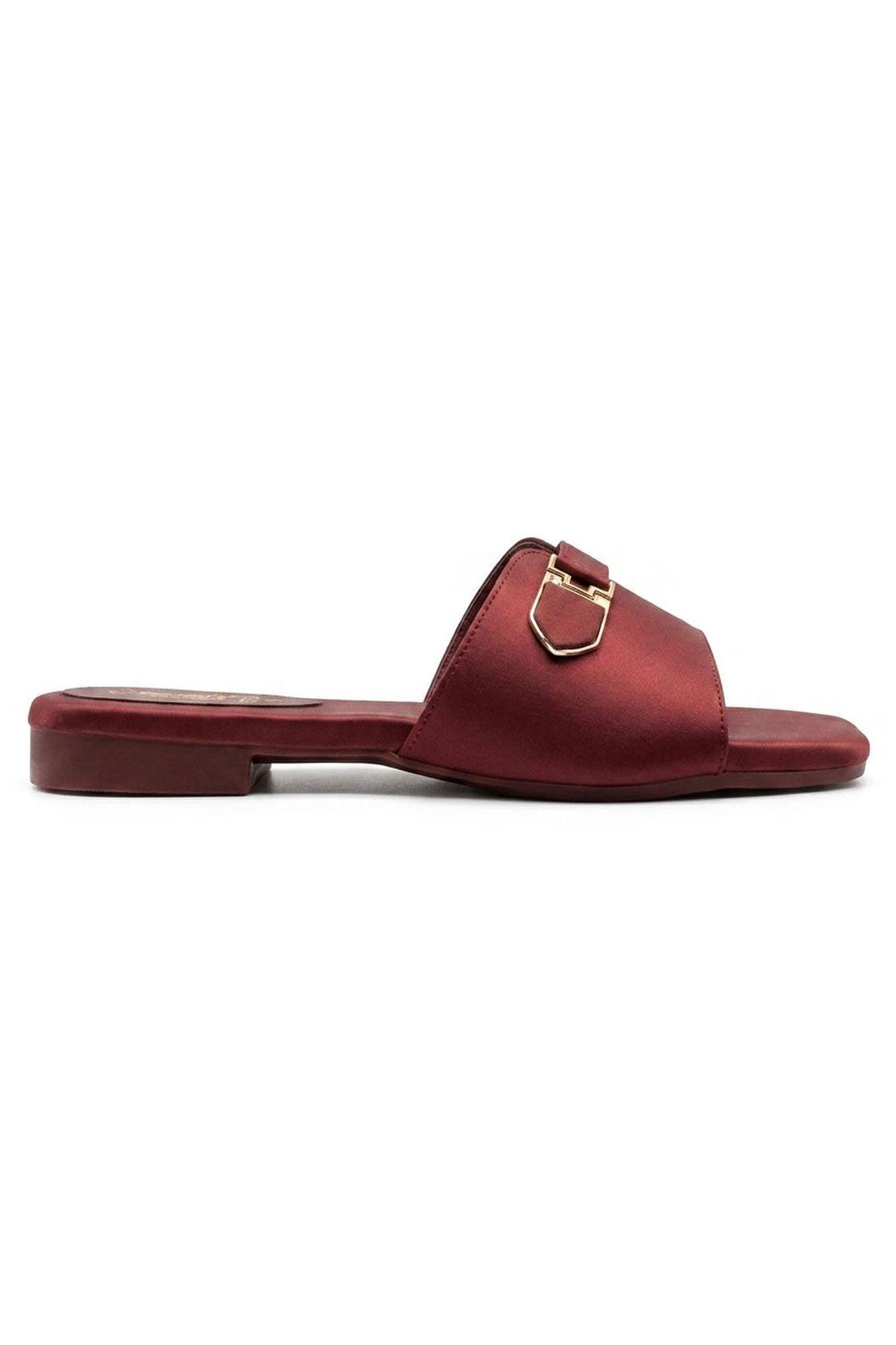 Maroon Flat Slipper L02911/017