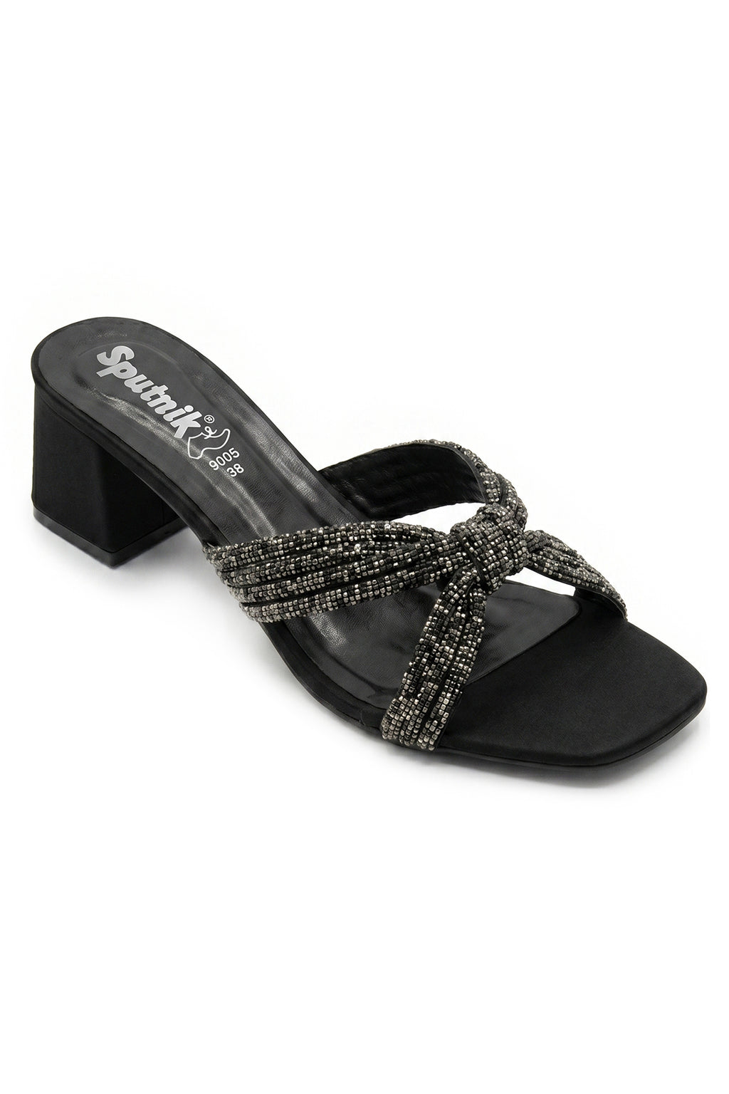 Black Fancy Slipper L02484/002